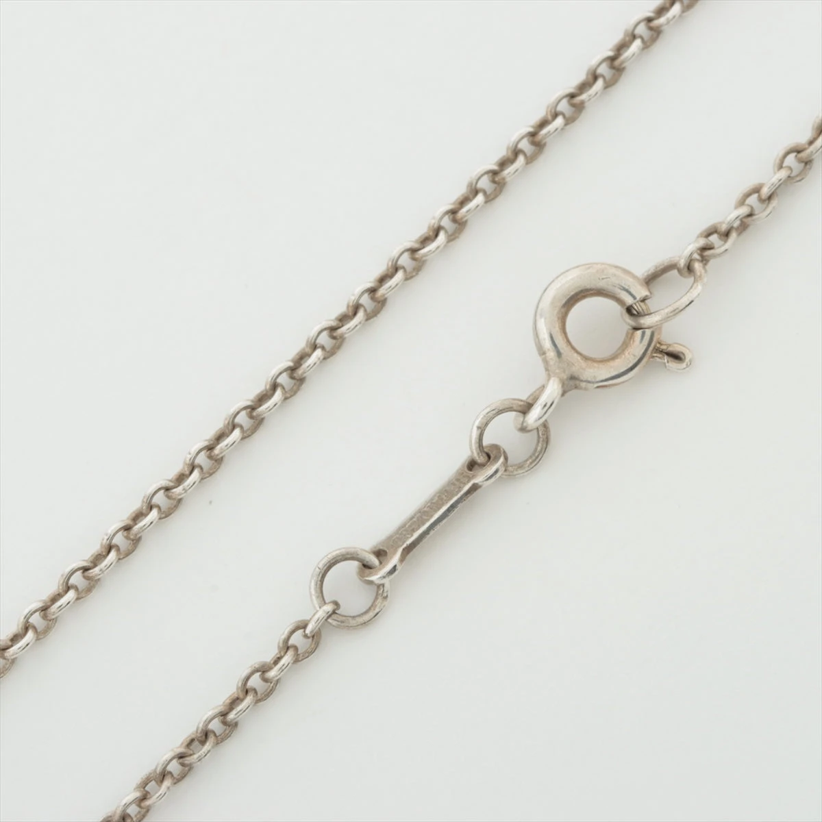 ティファニー オープンハート ネックレス 925 8.8g シルバー キズ