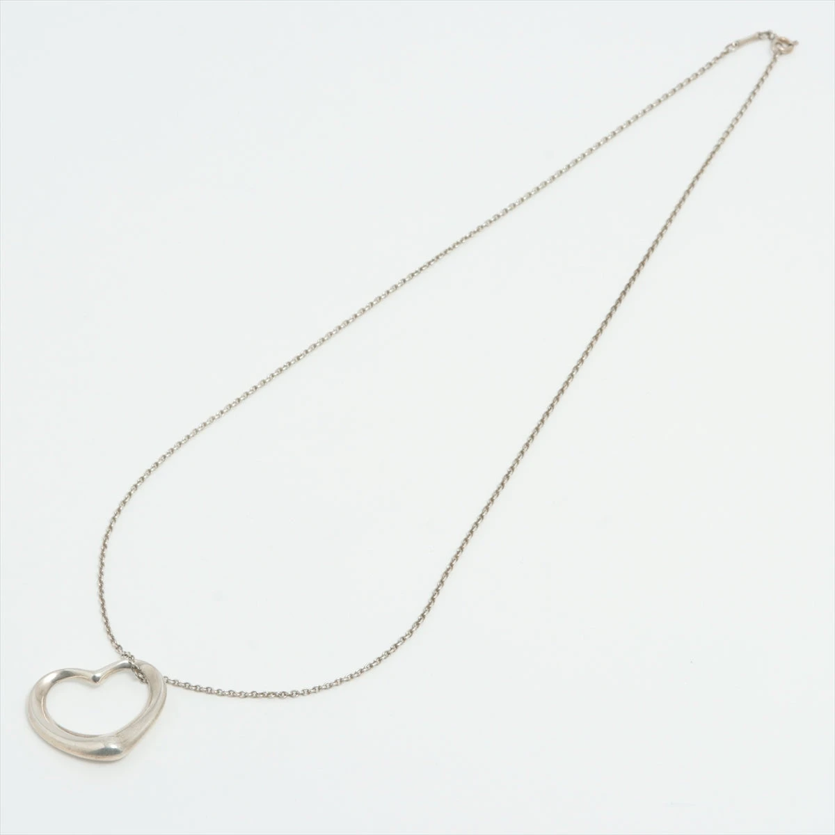 ティファニー オープンハート ネックレス 925 8.8g シルバー キズ
