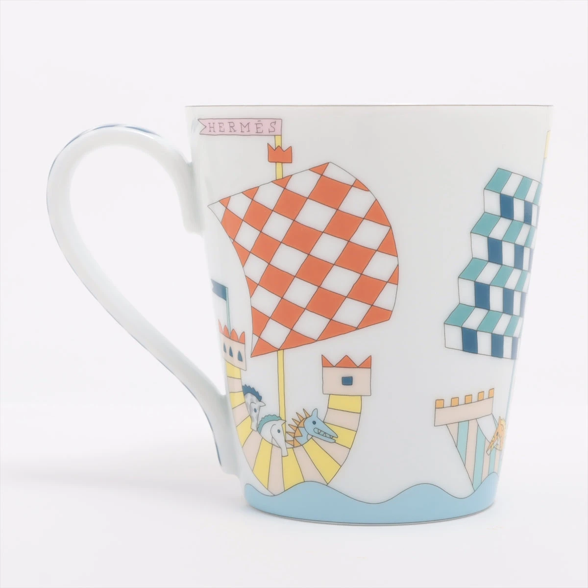 エルメス エポぺ マグカップ 陶器 マルチカラー OZ024852｜中古 