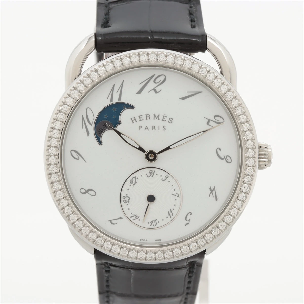 エルメス アルソー AR7M.531 SS AT 白文字盤 AP036650｜中古ブランド品