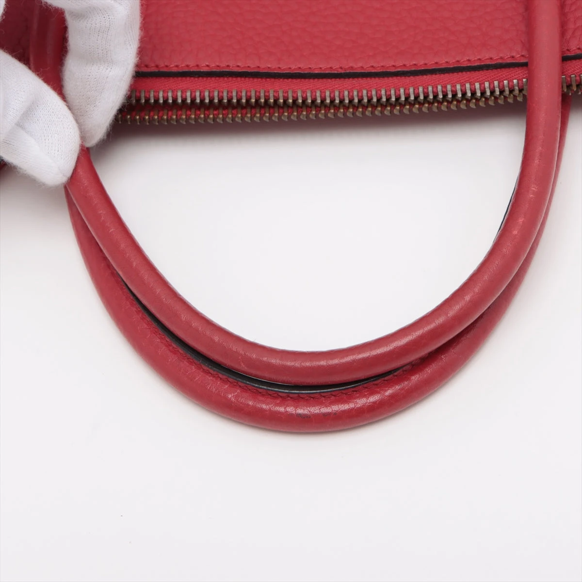 エルメス ボリード35 フィヨルド ルージュヴィフ ゴールド金具 ○T 