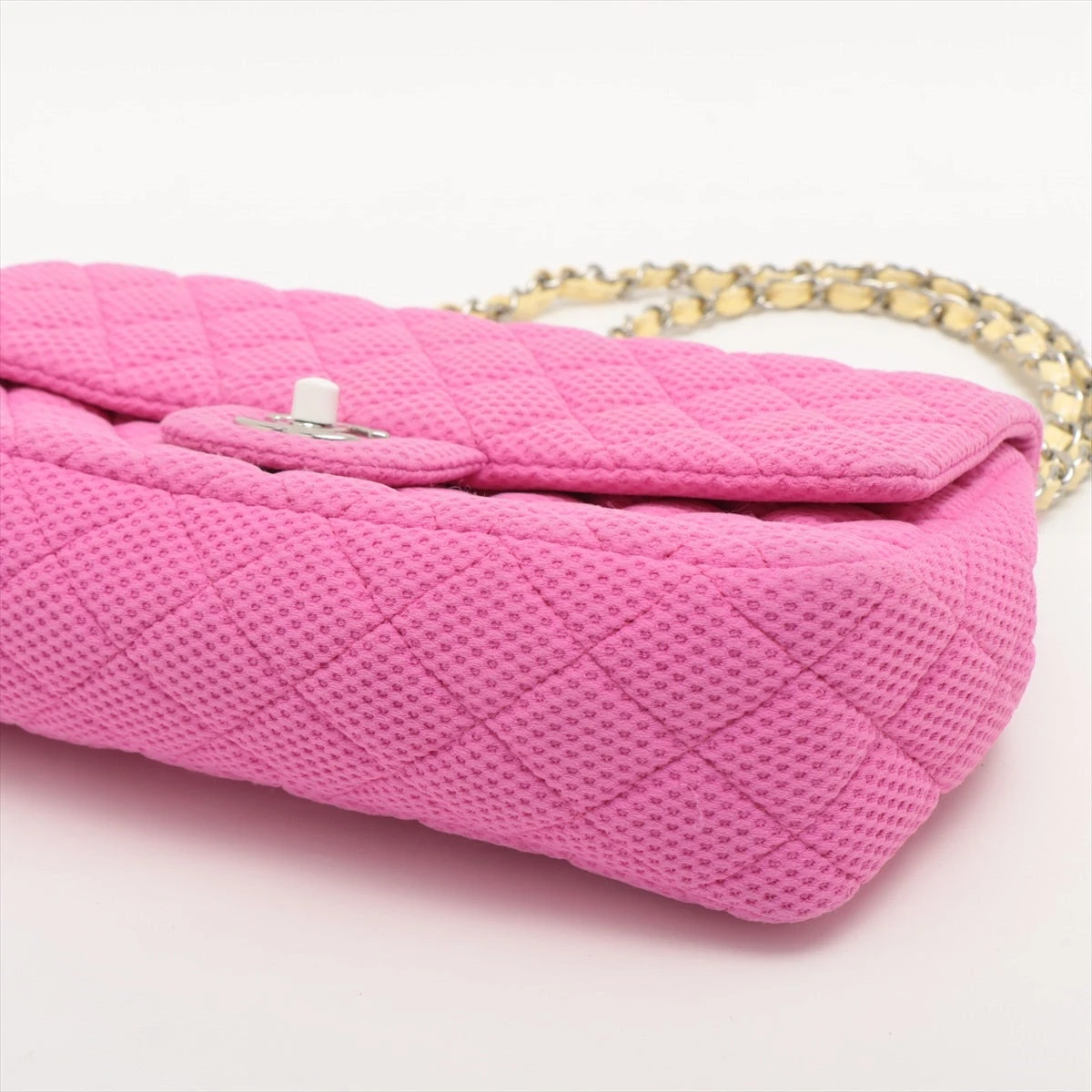 CHANEL ピンク レザー チェーンバッグ 楽天市場】CHANEL シャネル ハーフココマーク シングルフラップ