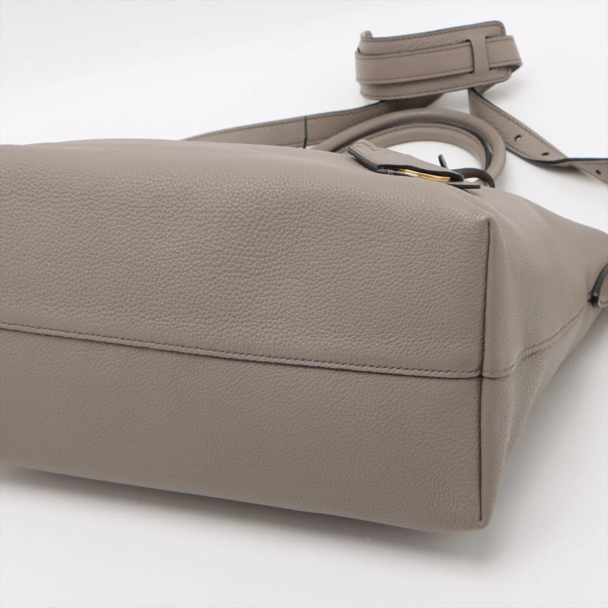 プラダ ヴィッテロダイノ 2WAYハンドバッグ グレージュ 1BA157