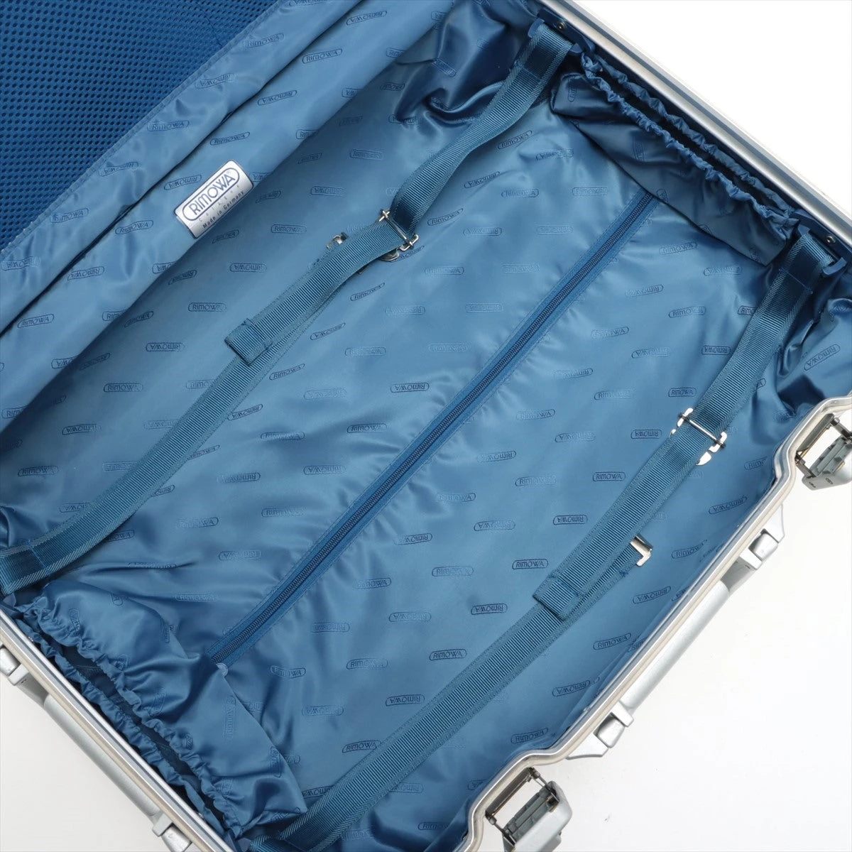 リモアキャリーケース　青ロゴ32L　シルバー アルミニウム Yahoo!オークション -「青ロゴ」(リモワ) (スーツケース