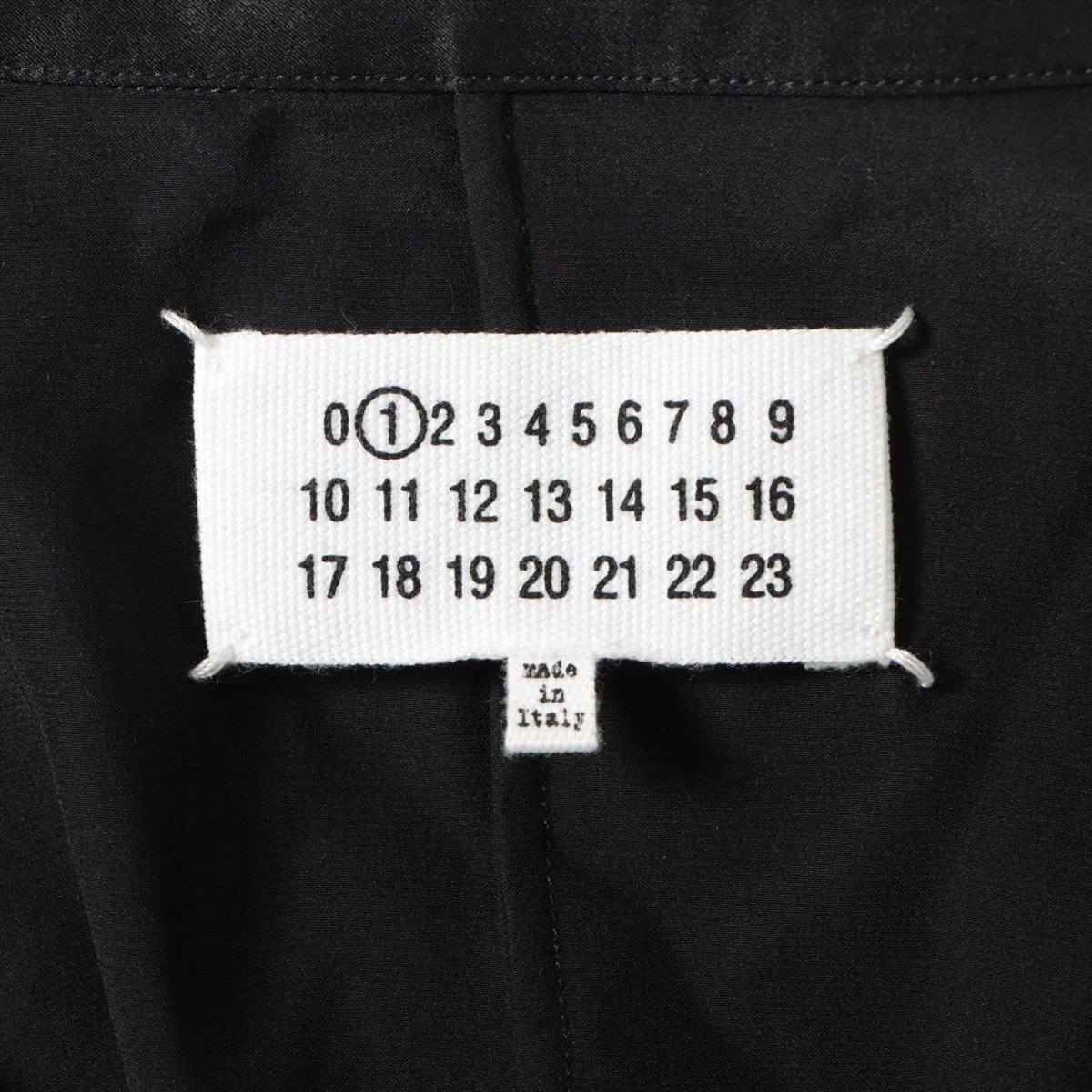 メゾンマルジェラ 18AW シルク シャツワンピース 38 レディース