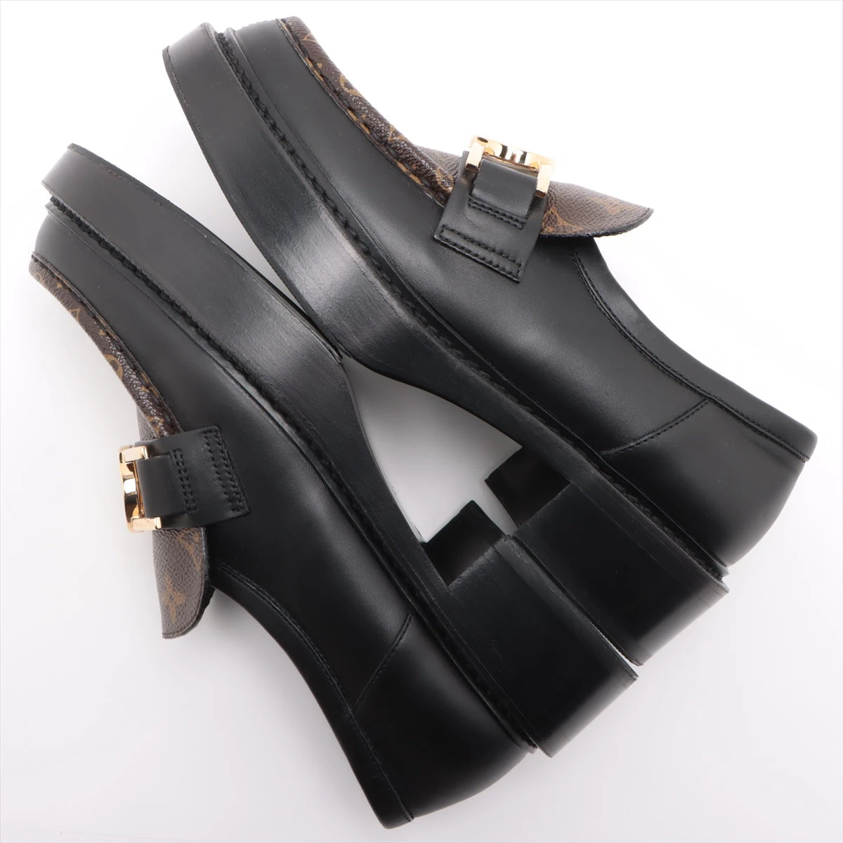 超美品✨️LOUIS VUITTON Academy Line 厚底 ローファー LOUIS VUITTON 中古品 ルイヴィトン× 草間彌生 コラボ