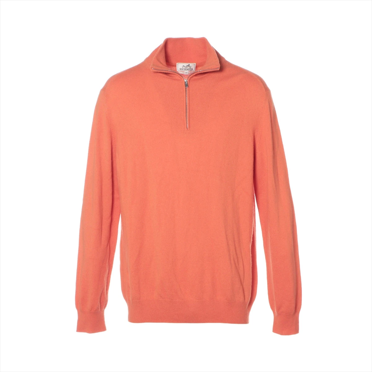 【美品】HERMESエルメス シルク×カシミヤ　ジップニットブルゾン 美品】HERMESエルメス シルク×カシミヤ ジップニットブルゾン 美