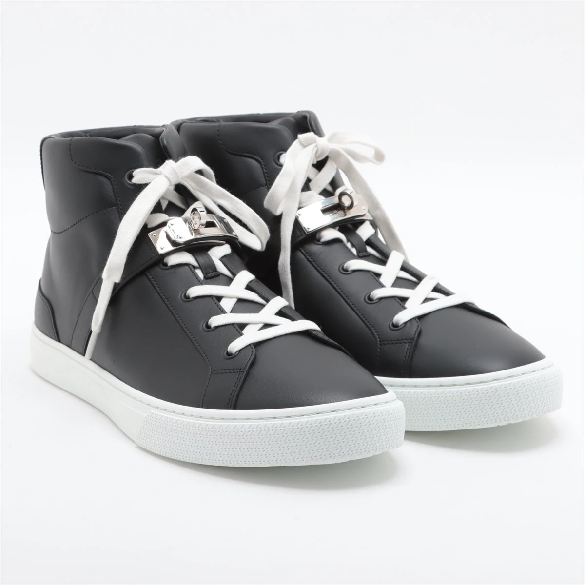 エルメス デイドリーム レザー ハイカットスニーカー 44 メンズ