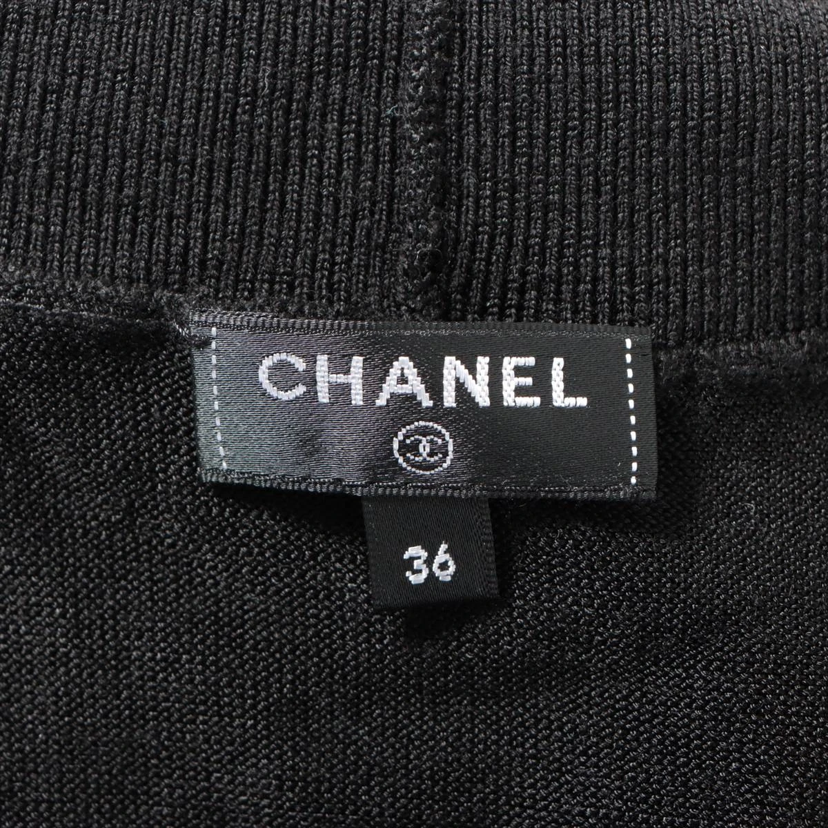 CHANEL 未使用 ブラック XS ロンT ラメ CoCoマーク CHANEL 未使用 ブラック XS ロンT ラメ CoCoマーク