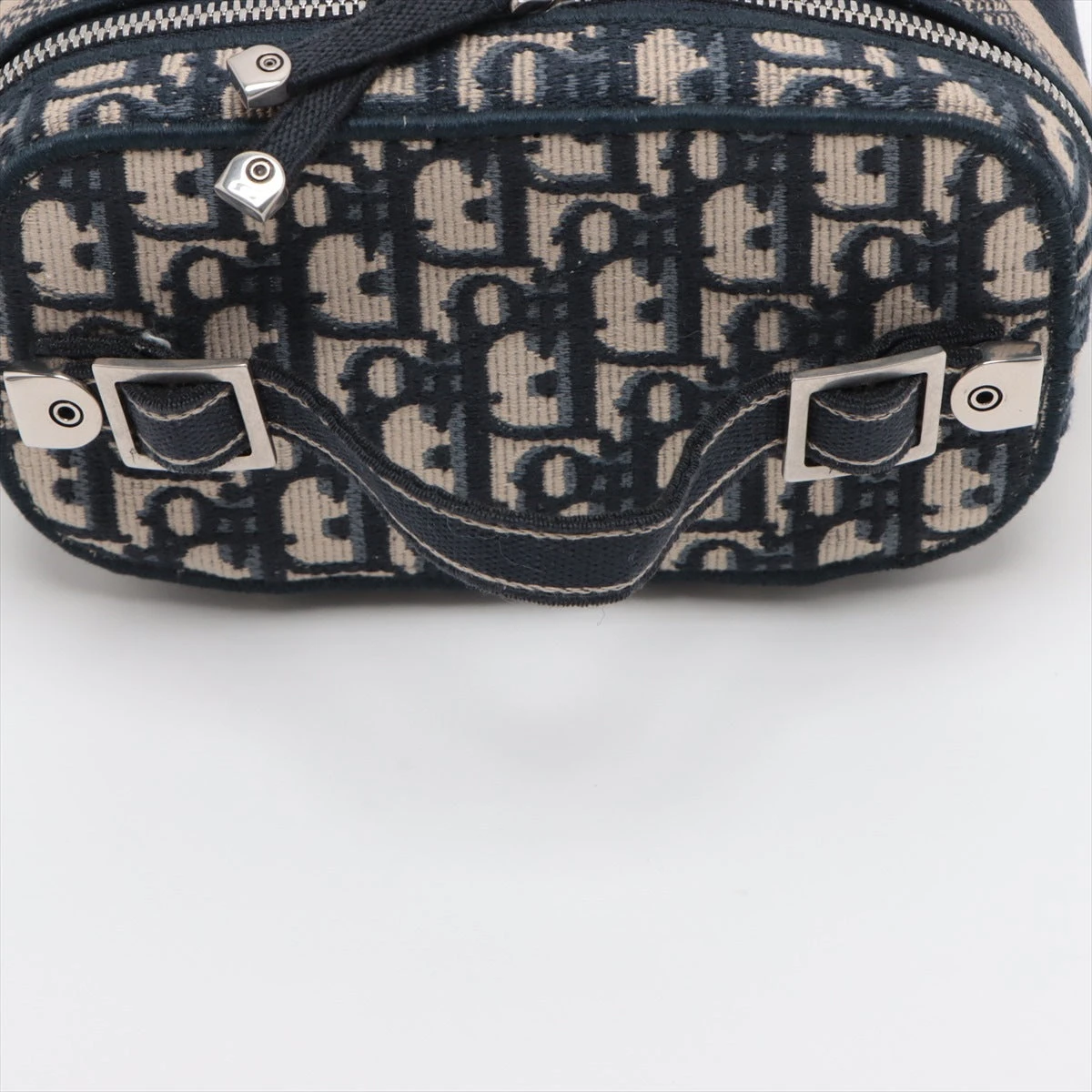 クリスチャンディオール トロッター柄 バニティバッグ メイクポーチ ロゴチェーン クリスチャンディオール トロッター柄 バニティバッグ メイクポーチ