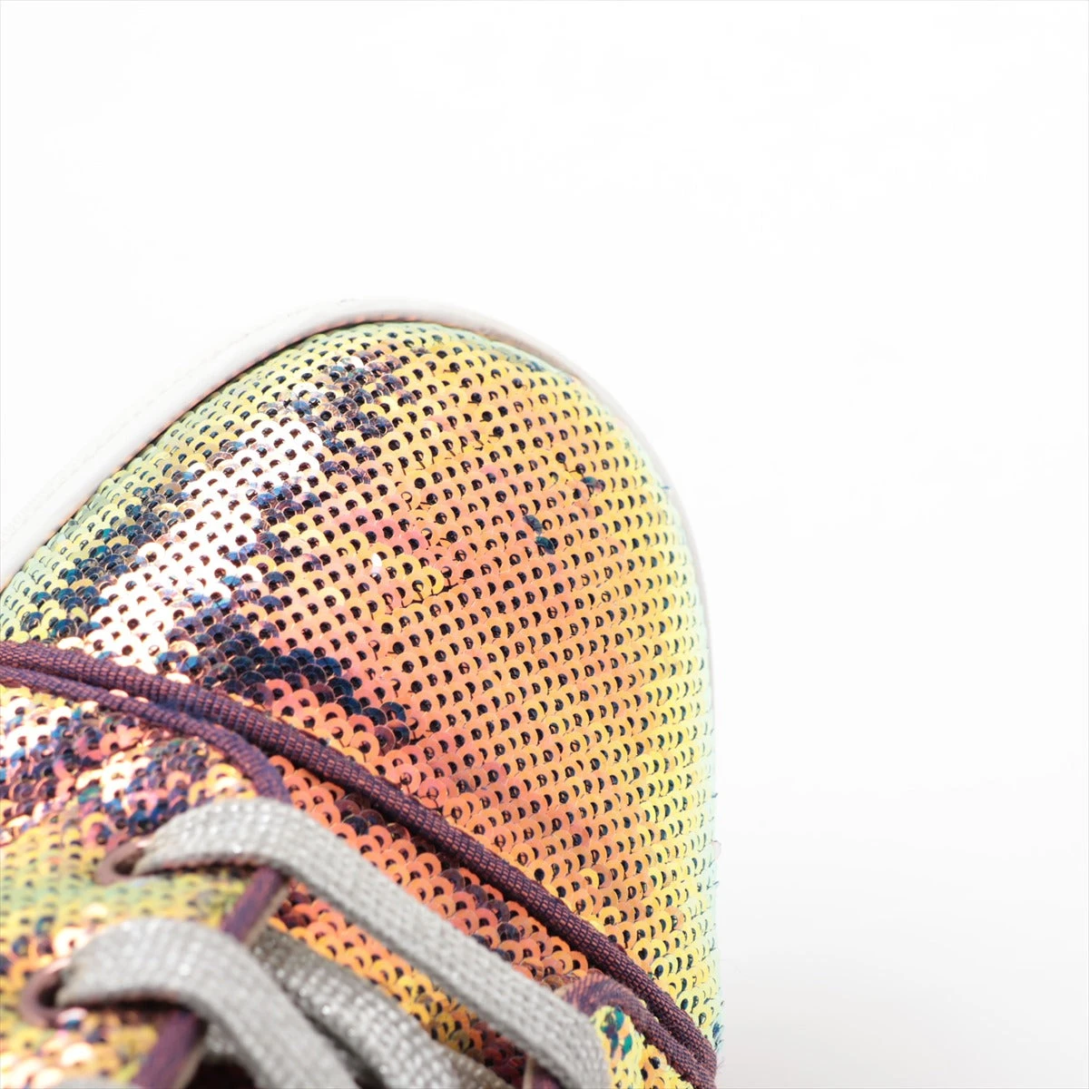 【本社のエリートは天才　】ルブタン　スパンコール付きスニーカー Louis Spikes ブラック カーフレザー - Shoes - Men - Christian