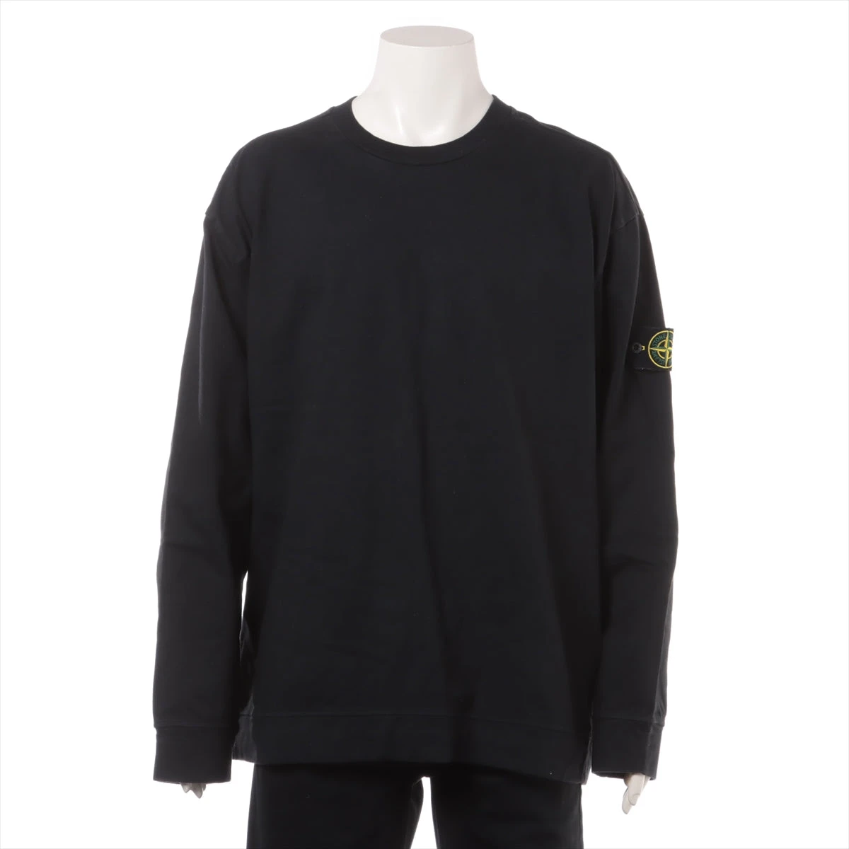 ストーンアイランド　ロンT 771563750 黒　Lサイズ ストーンアイランド コットン ロングTシャツ XXL メンズ