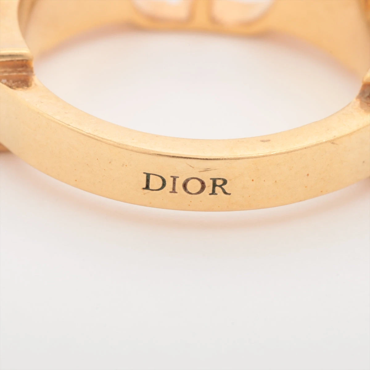 【ロゴのクリスタルが上品に輝く★】Petit CD リング 上品で可愛い♪】DIOR☆Petit CD リング (Dior/指輪・リング