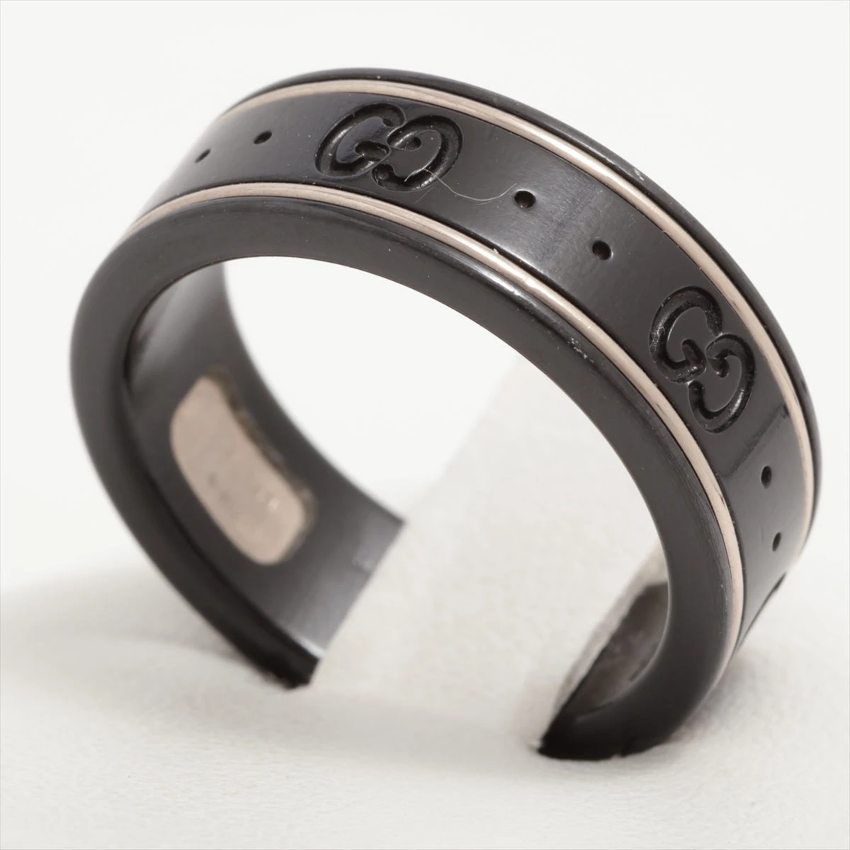 a*i様 美品! グッチ オープントゥ ゴールドアイコンメタル プラットフォーム グッチ GUCCI アイコン スター ダイヤリング イエローゴールド