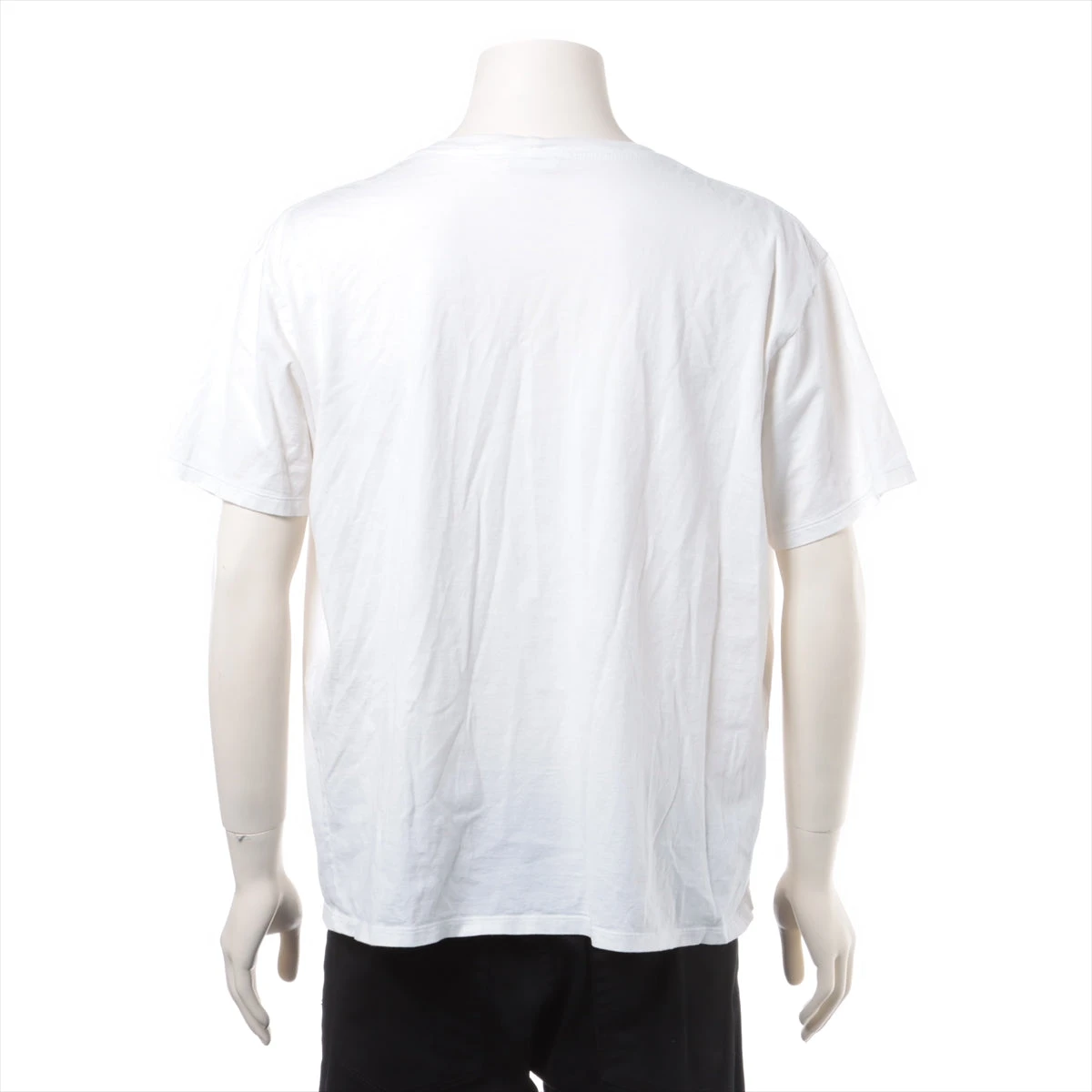 CELINE スタッズ付き Tシャツ ホワイト　Mサイズ セリーヌ コットン Tシャツ XL メンズ ホワイト 2X50C671Q スタッズ