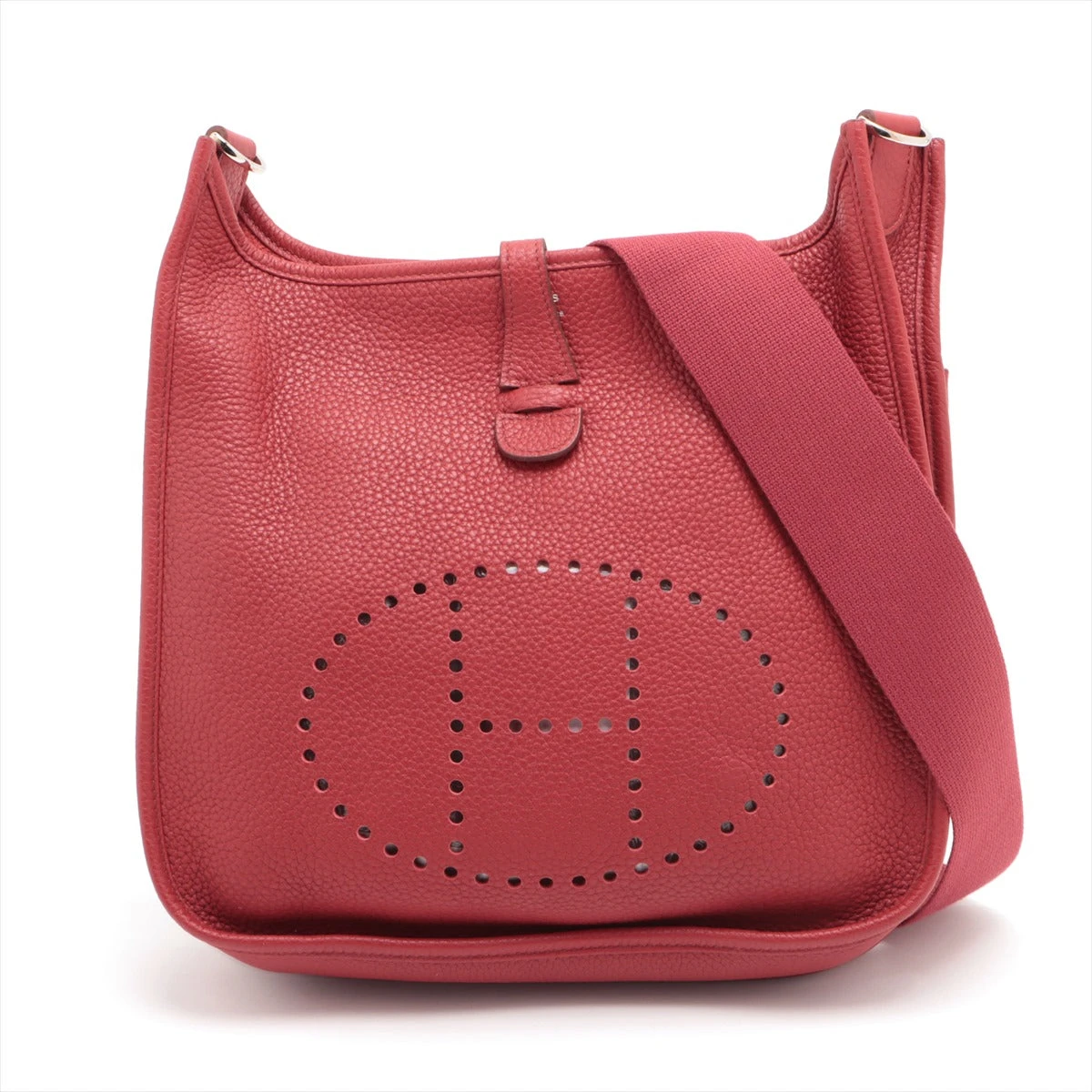 エルメス エブリン3PM トリヨンクレマンス ルージュカザック シルバー金具 □JO:2011年