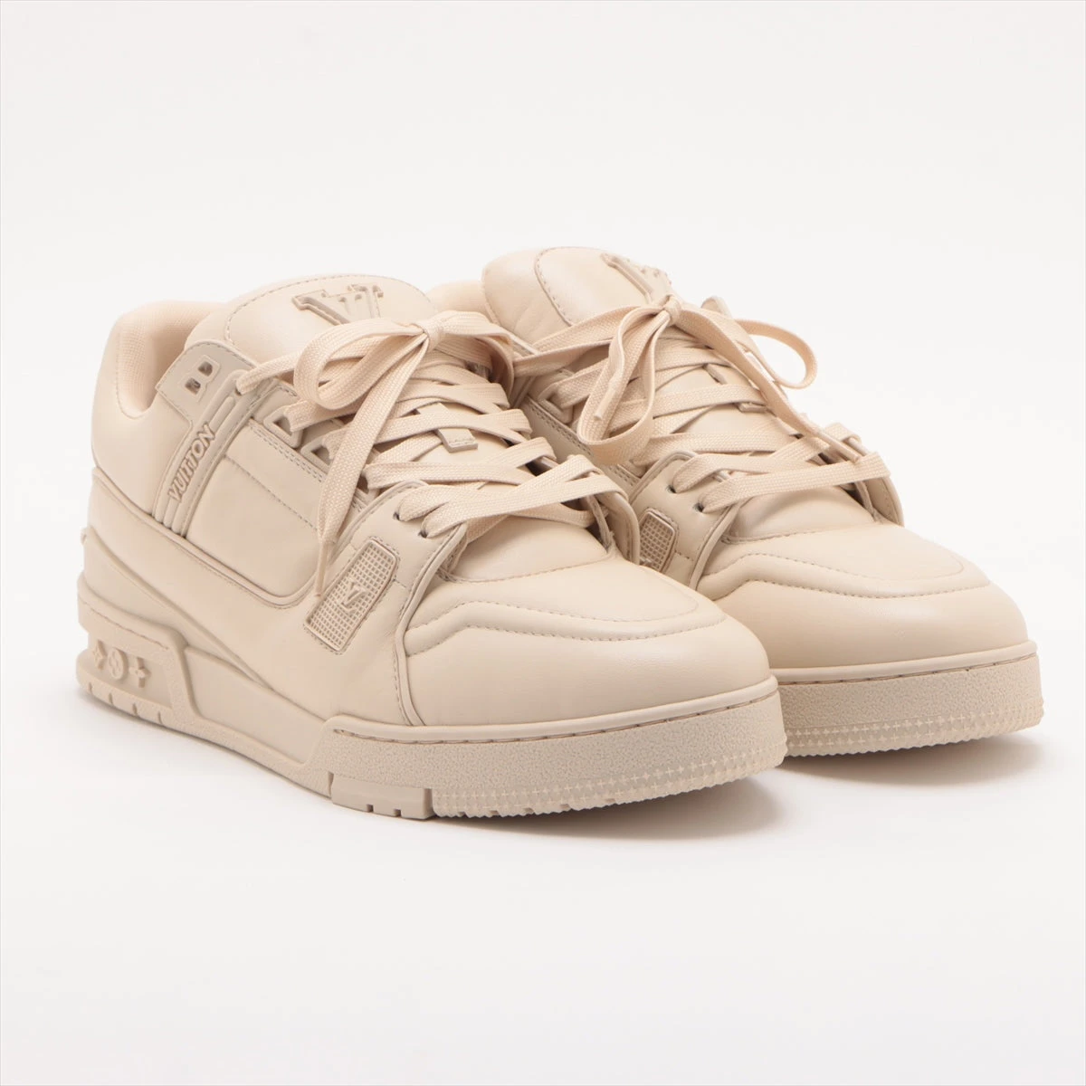 ヴィトン LVトレイナーライン 23年 レザー スニーカー 8 1/2 メンズ