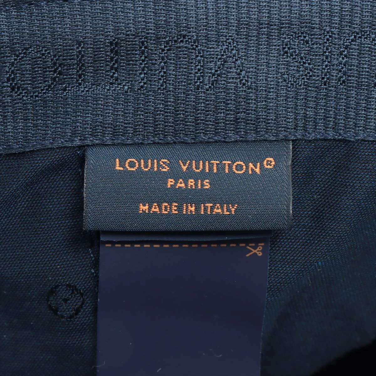 ヴィトン M7156L モノグラムデニム NX1212 キャップ コットン ブルー