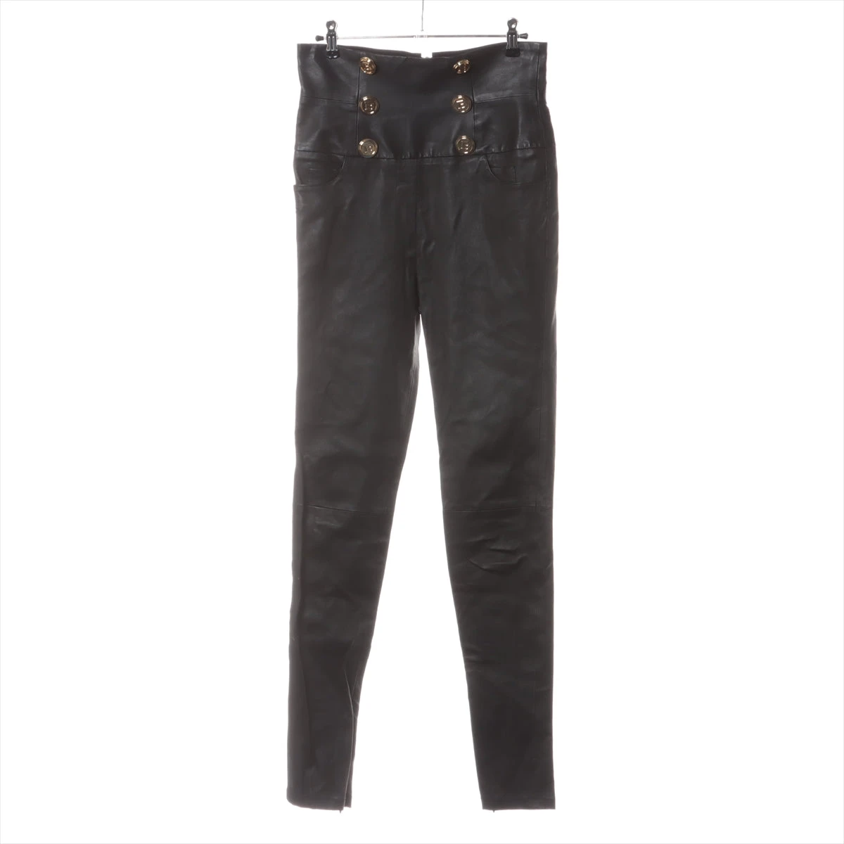 BALMAIN バルマン 16SS裾ZIP薄手カーゴパンツS BALMAIN 良品 BALMAN バルマン バイカー カーゴデニムパンツ