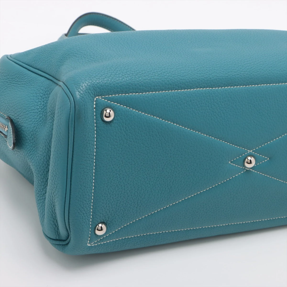 エルメス ヴィクトリア50 レザー ブルージーンシルバー金具 楽天市場】【HERMES】エルメス ボストン ヴィクトリア50 エルメス