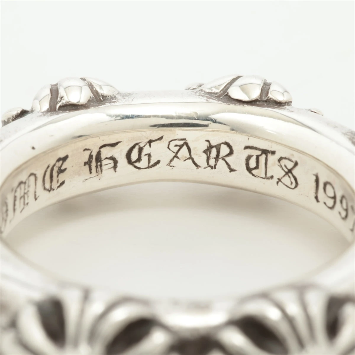 クロムハーツ クロスバンド リング 925 12.7g A2594137｜中古