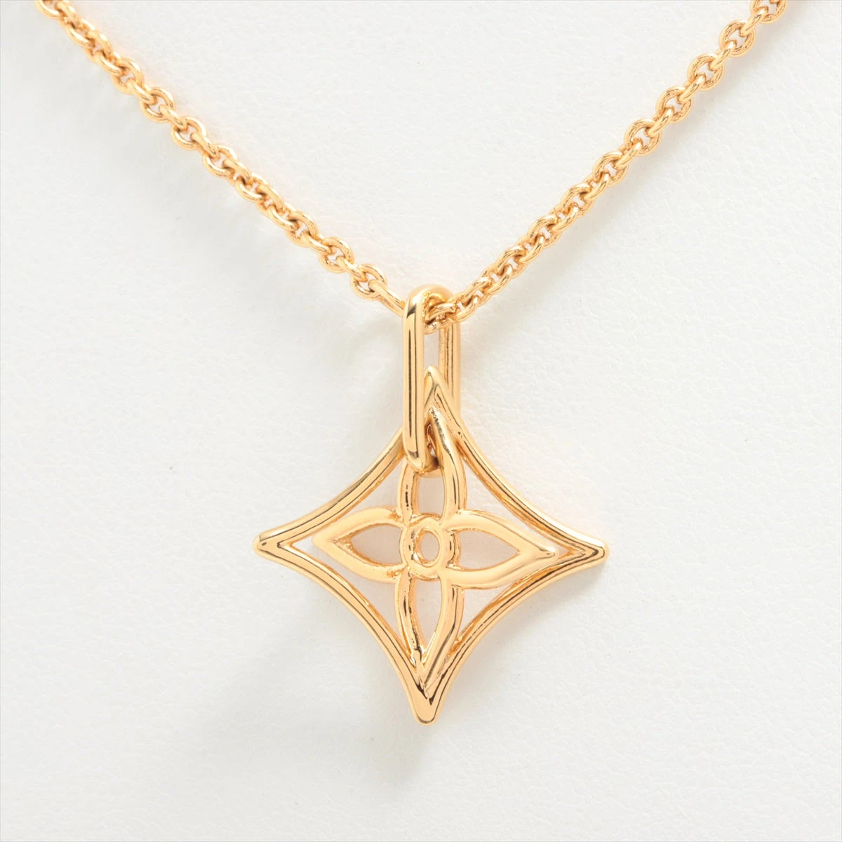 ヴィトン ネックレス ヴィトン M00980 コリエ LV ツイッギー ポインテッド フラワー OB4262