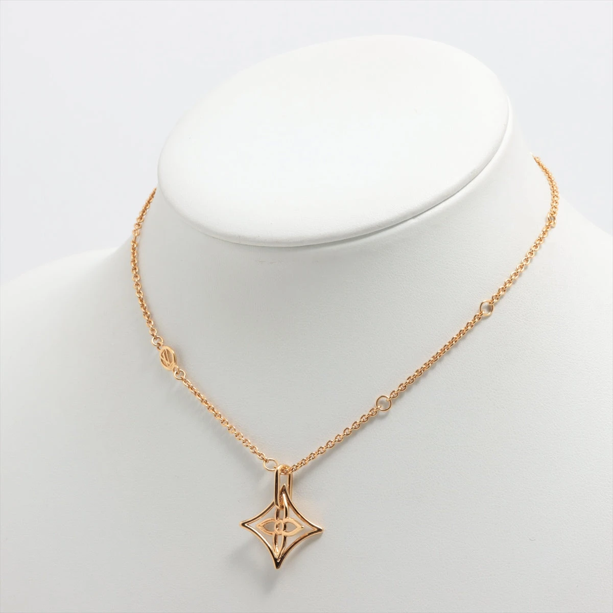 ヴィトン ネックレス ヴィトン M00980 コリエ LV ツイッギー ポインテッド フラワー OB4262