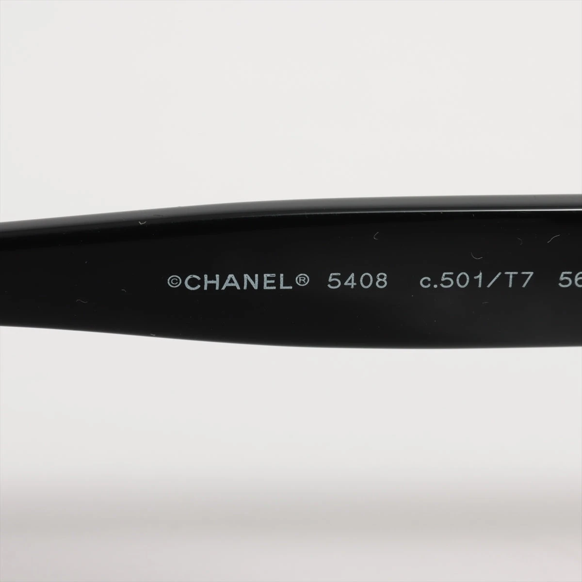 CHANEL ブラック サングラス サイドロゴ 53ロ17 シャネル CHANEL サングラス レディース メンズ （ブラック