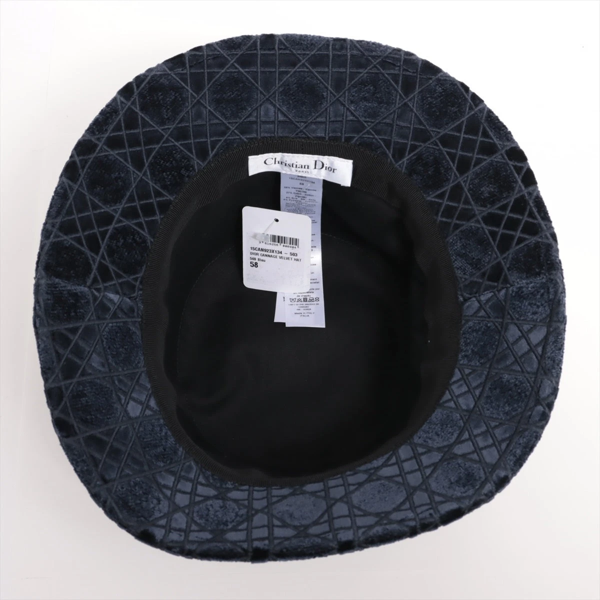 ディオール ハット コットン ネイビー AP059797｜中古ブランド品