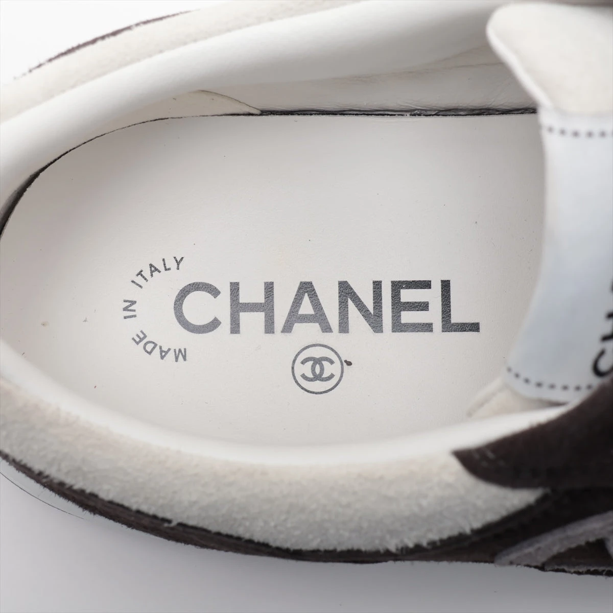 シャネル ココマーク 23P スエード スニーカー 43 メンズ ブラック