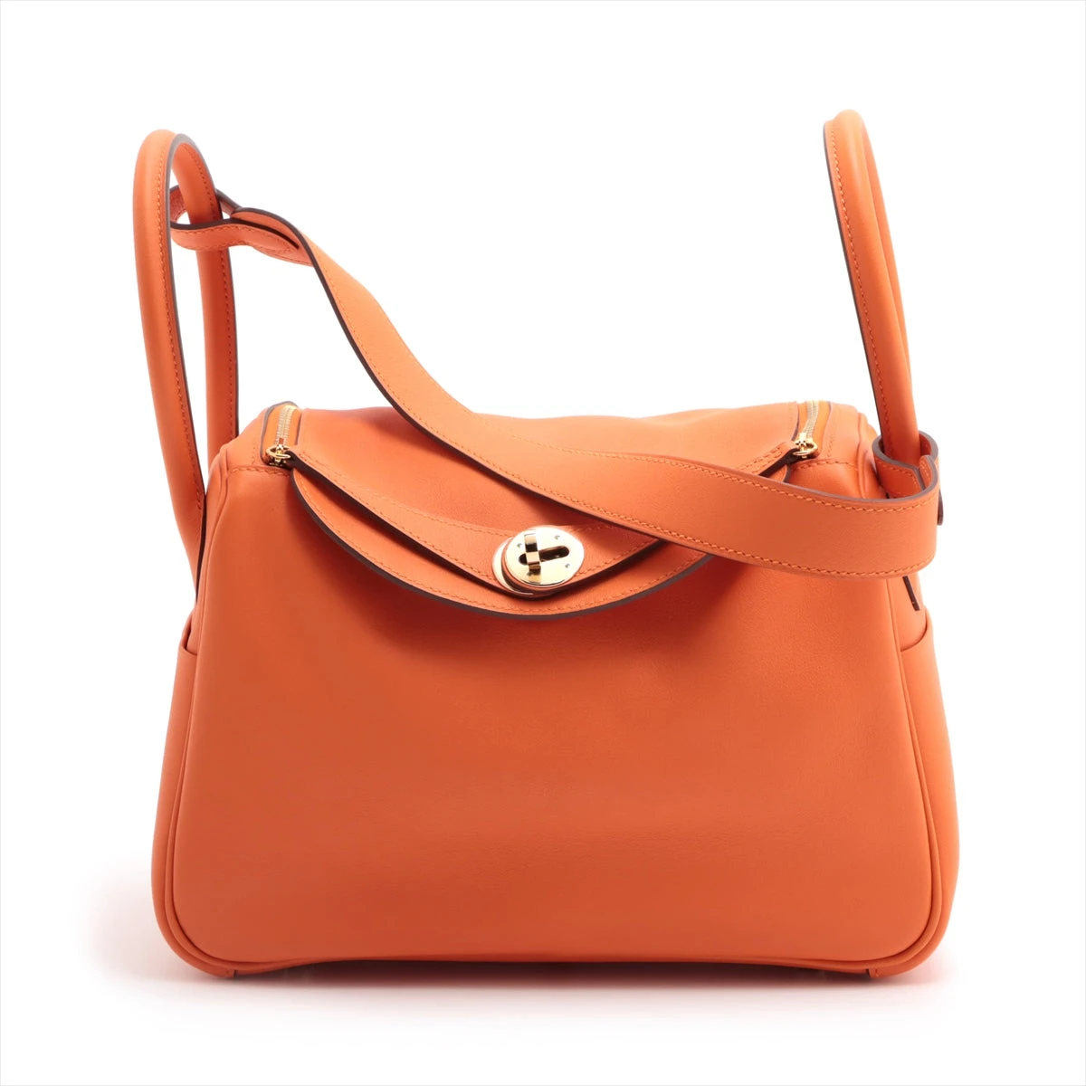 新品未使用】HERMES バスティア ヴェルソ クミン×オレンジ