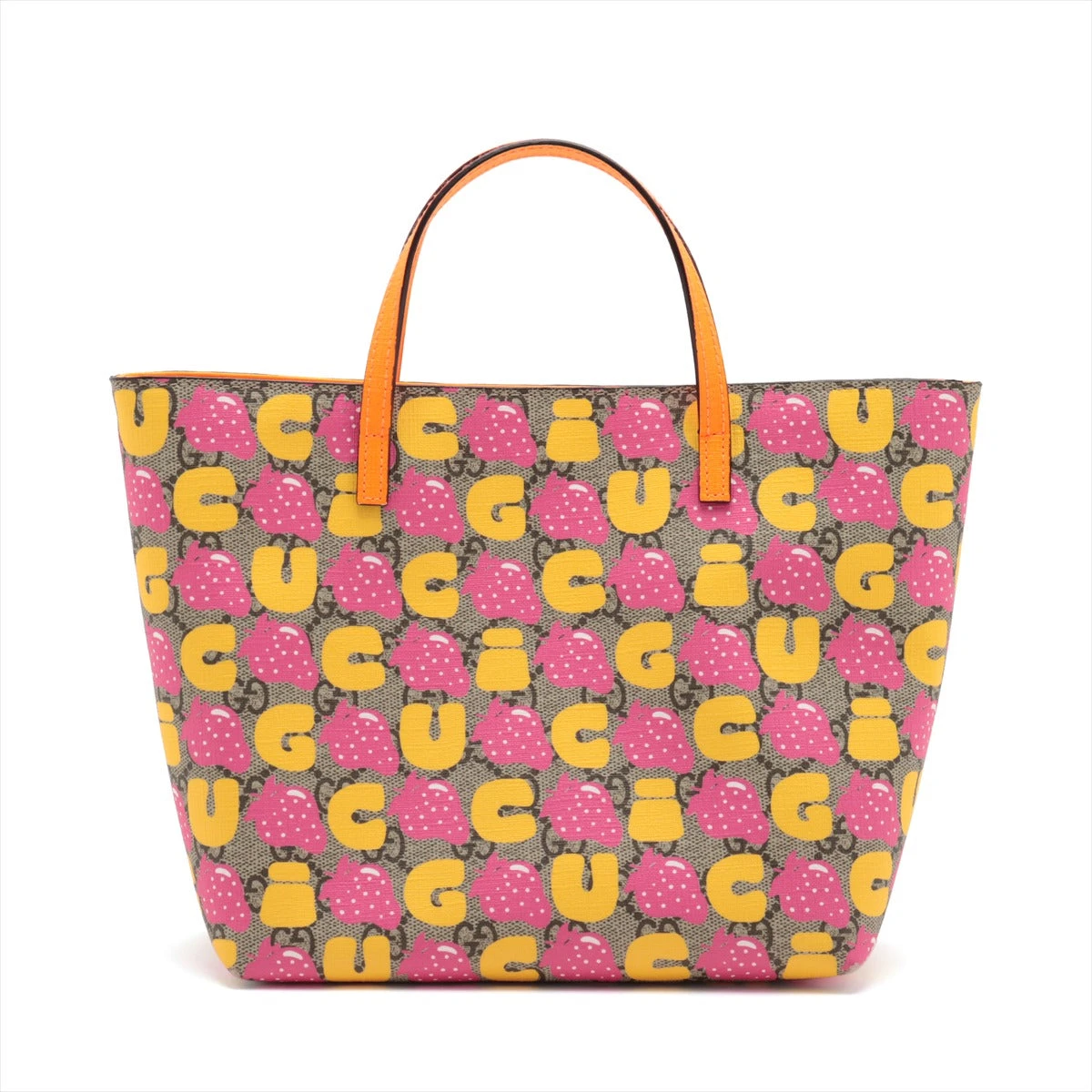 GUCCI】チルドレンズ GGスプリーム PVC×レザー ハンドバッ