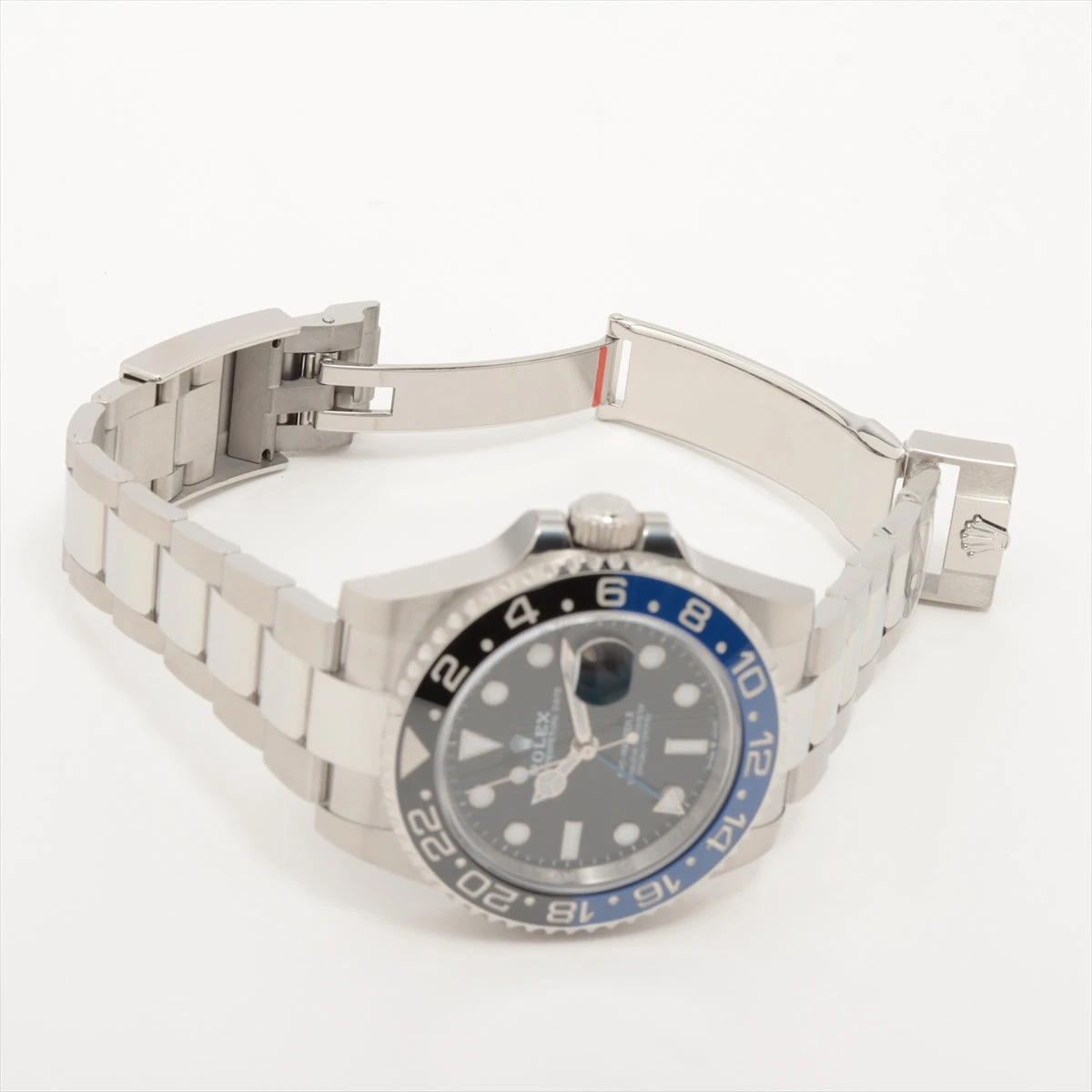 WG✕SS ロレックス オイスターブレス 2コマ ROLEX ブレスレット ロレックス GMTマスターⅡ 126710BLNR SS AT 黒文字盤 オイスター