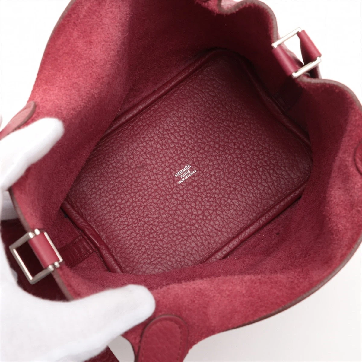 エルメス ピコタンロックPM トリヨンクレマンス トスカ シルバー金具 