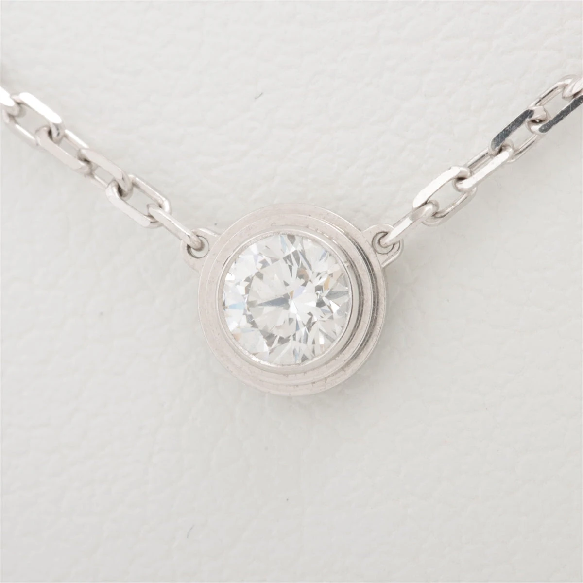 【VINTAGE】カルティエ ダムール LM ダイヤ ネックレス 750 Cartier - Cartier カルティエ ダムール LM ダイヤ ネックレス