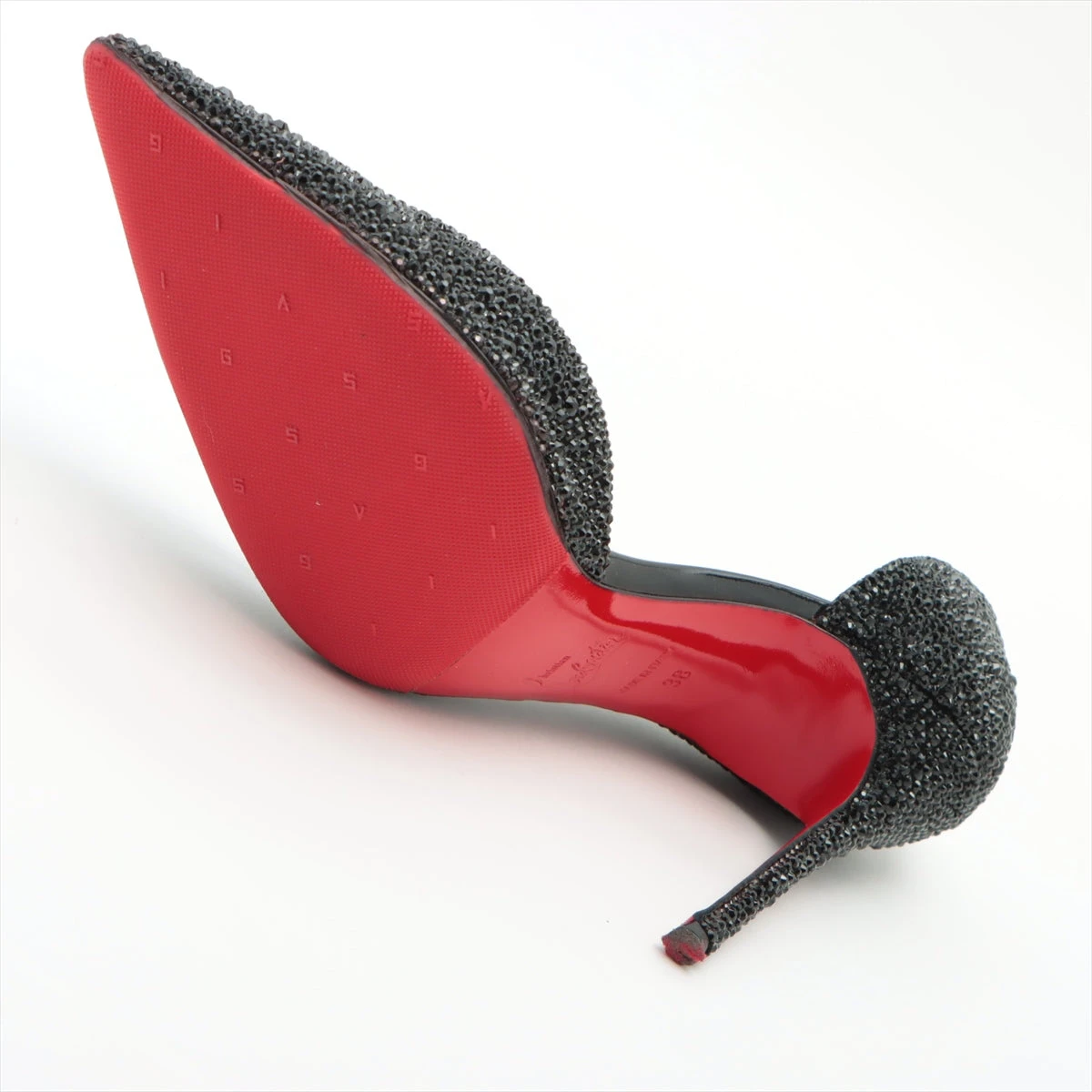 ルブタン　パンプス　38 クリスチャンルブタン Christian louboutin パンプス ローヒール