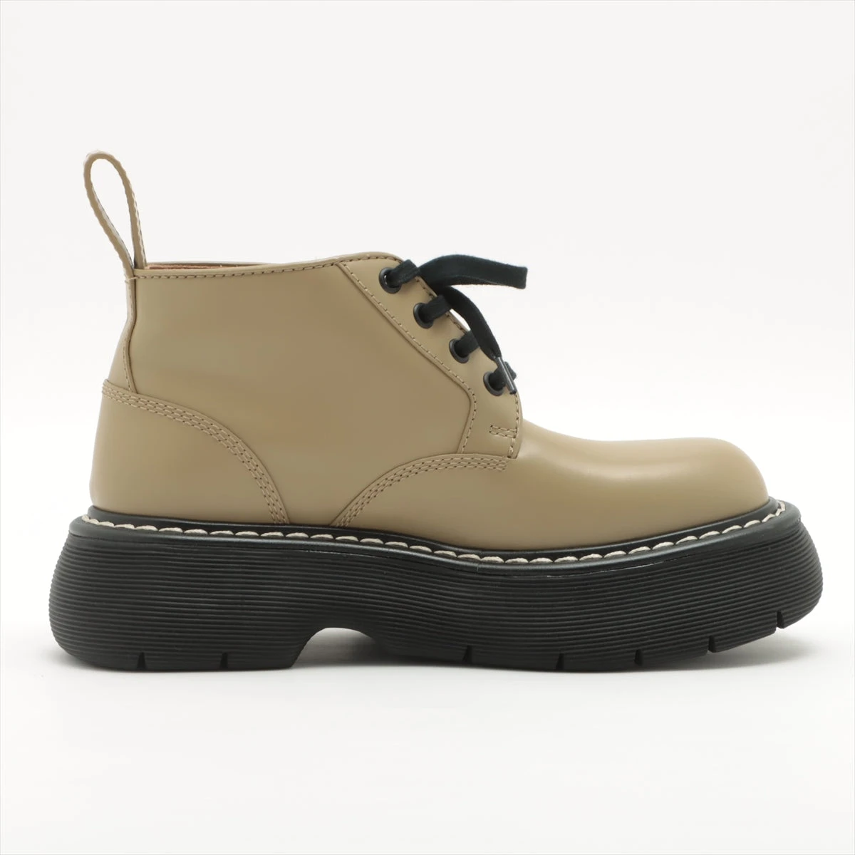 ボッテガヴェネタブーツ　サイズ36 BOTTEGA VENETA ラグ チェルシー ブーツ 36 1/2 ネロ カーフ