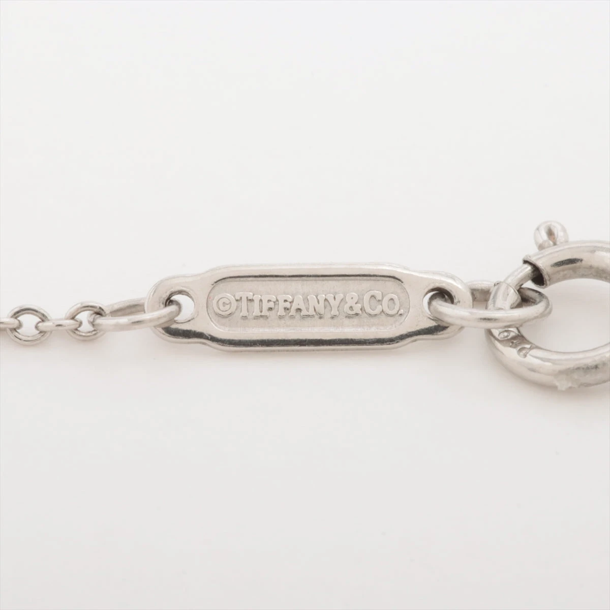 ティファニー フルールドリス キー ダイヤ ネックレス Pt950 3.9g