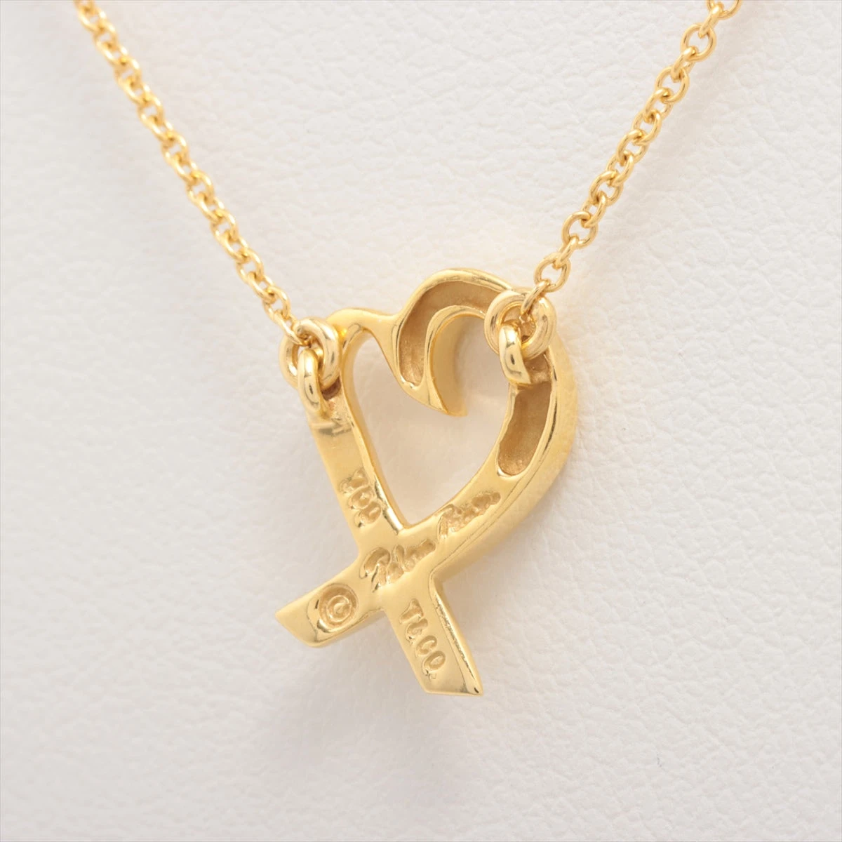 値下げ❣️ティファニー ラビングハート ❤️ネックレス TIFFANY&Co. ティファニー ラビング ハート ネックレス 18金 K18