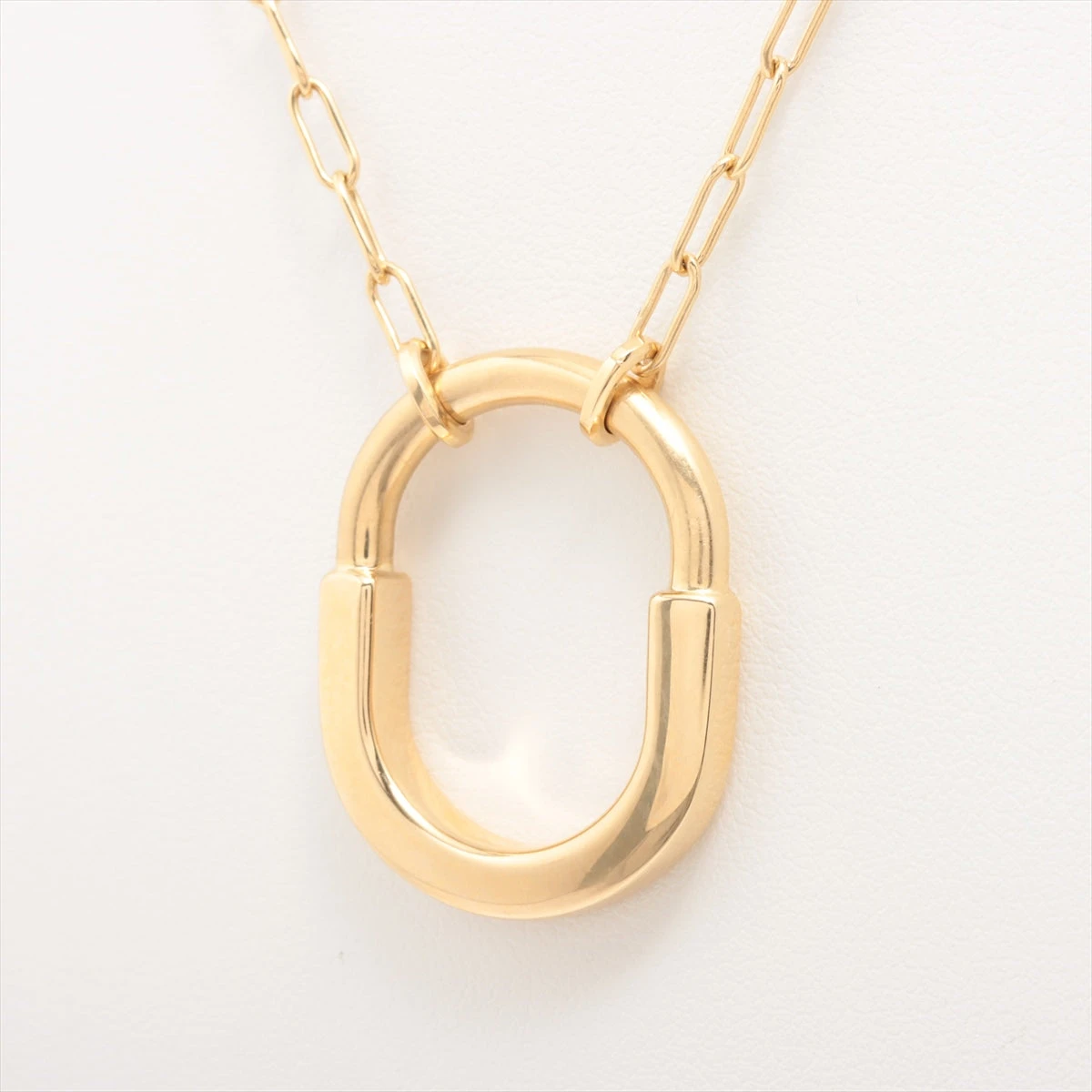 ティファニー ロック ネックレス 750(YG) 14.3g A2661792｜中古