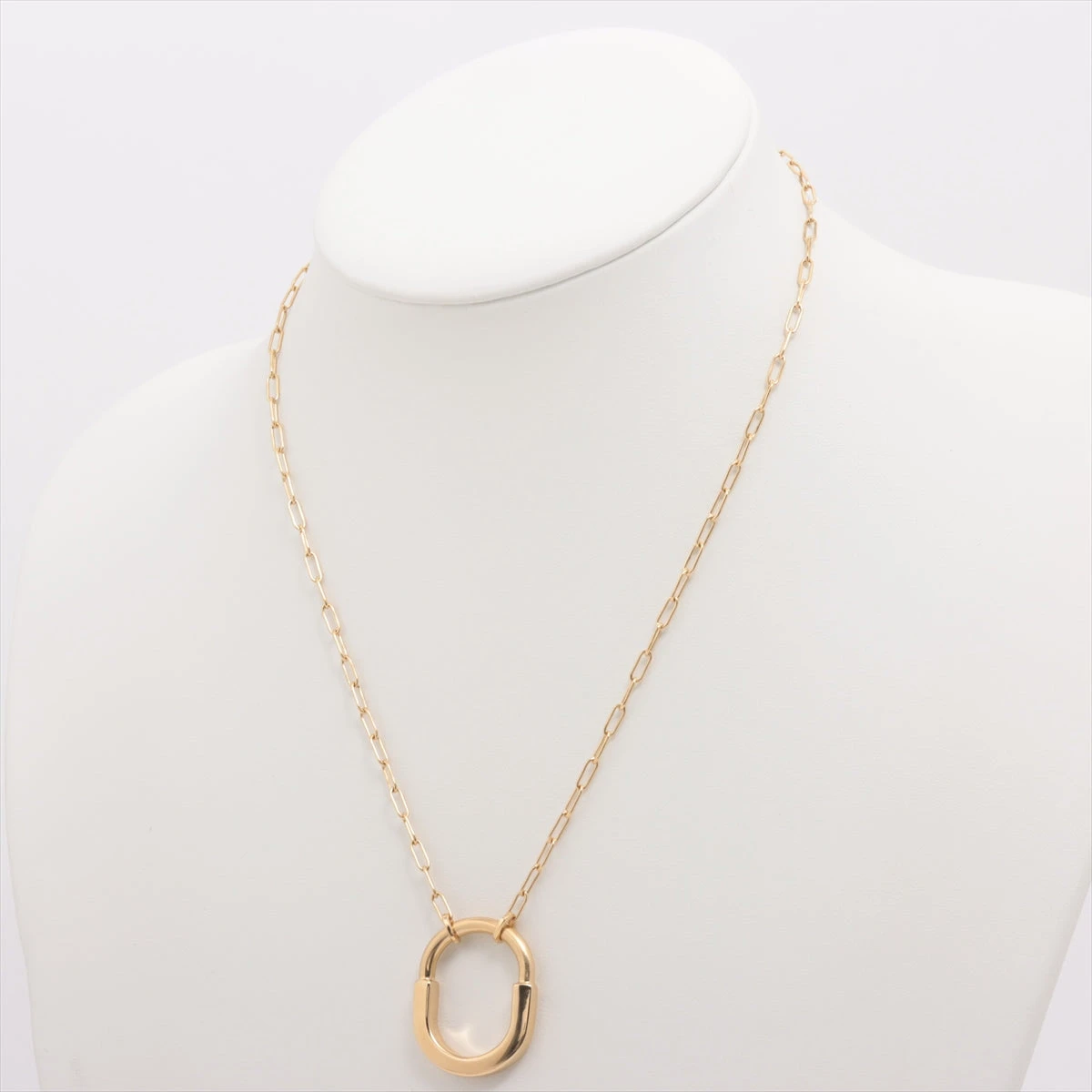 ティファニー ロック ネックレス 750(YG) 14.3g A2661792｜中古