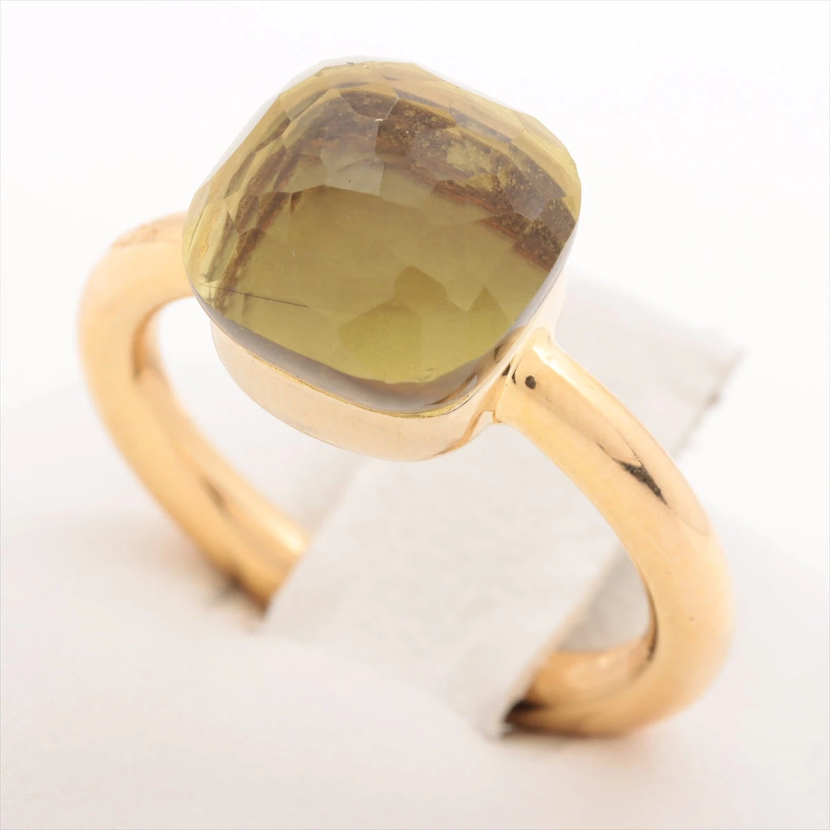 ポメラート ヌード クラシック レモンクォーツ リング 750(PG×WG) 7.5g