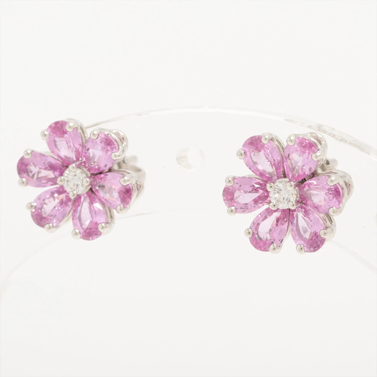 ピンクサファイア 0.5ct前後×2 OV K18PG ピアス – AYAKO SAKURAI