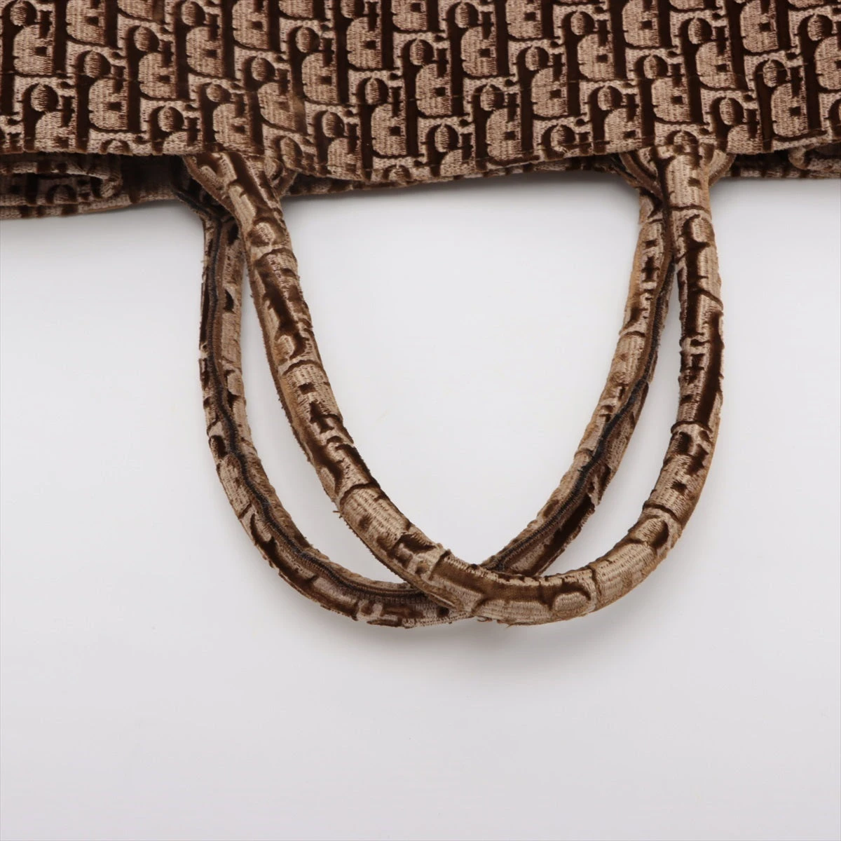 クリスチャンディオール オブリーク ブックトート ラージ ベロア