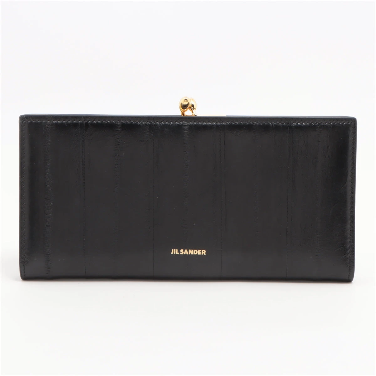 ジルサンダー レザー 財布 ブラック A2658185｜中古ブランド品 