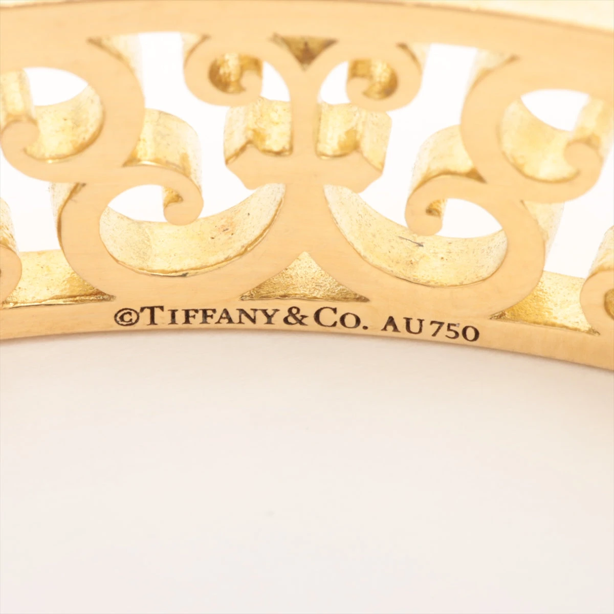 ティファニー エンチャント バングル 750(YG) 39.2g A2655076｜中古