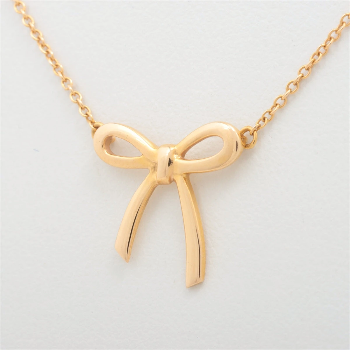 ティファニー ボウ ネックレス 750(YG) 2.4g A2662428｜中古ブランド品  