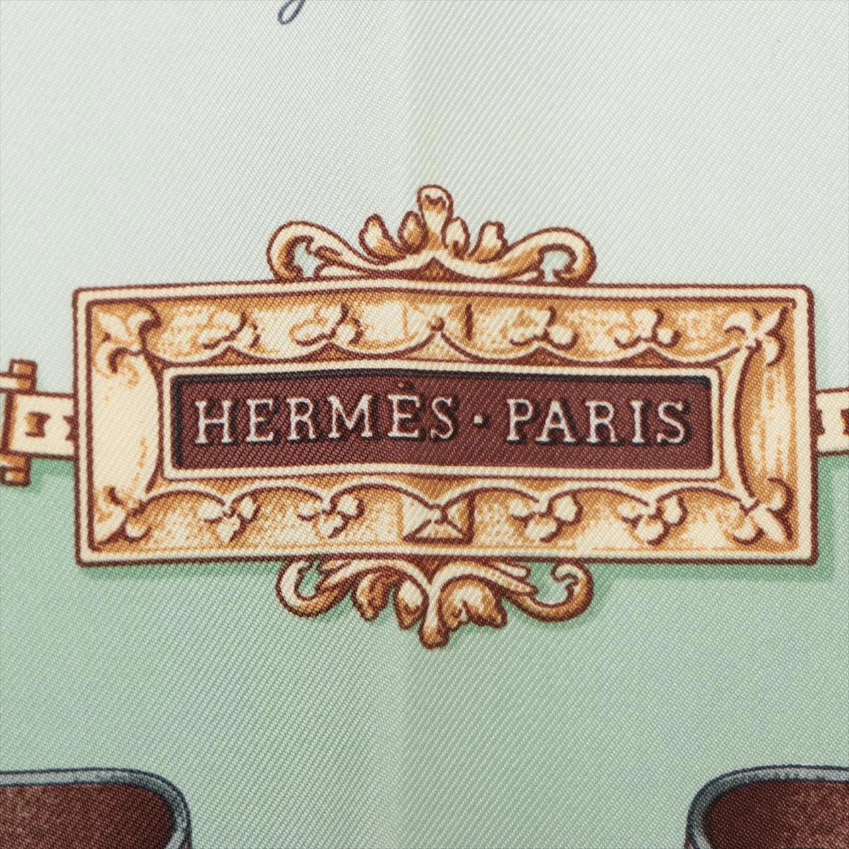 HREMES エルメス　パルク ロイヤル　カレ90 スカーフ　シルク HERMES*シルクスカーフ カレ90 エルメス フラッグシップ 船
