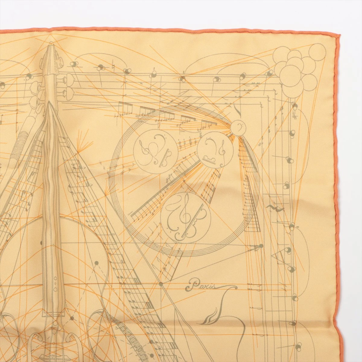 エルメス カレ45La Musique des Spheres スカーフ シルク