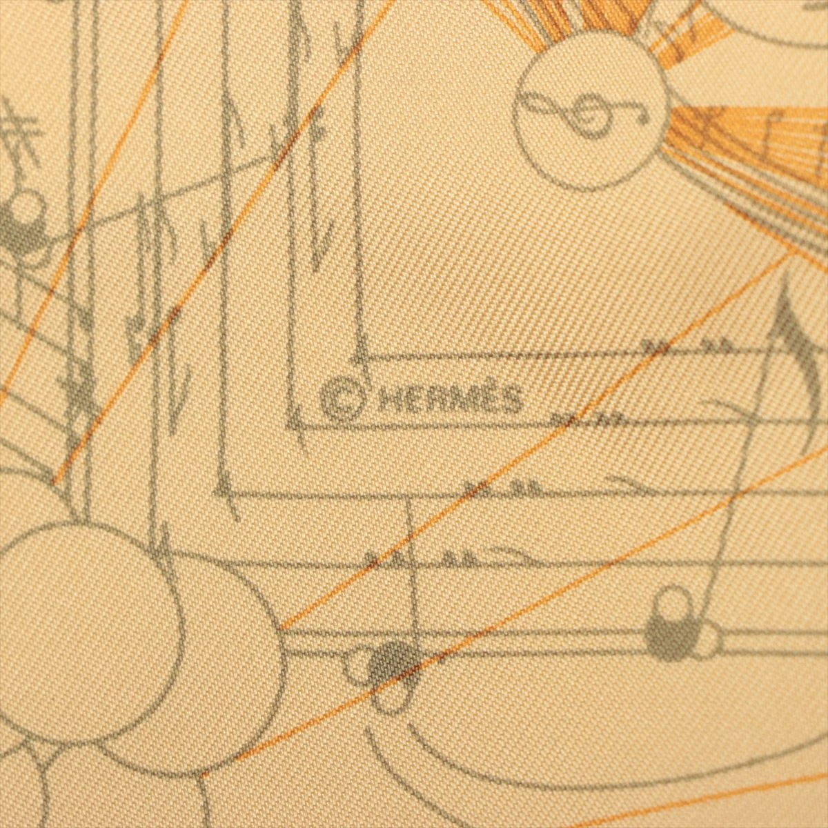 ☆HERMES☆エルメスカレプリーツスカーフバイオリン